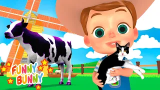 Old MacDonald Had a Farm - Kids Nursery Rhymes - Funny Bunny