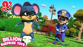 El pequeño travieso engañó a los policías | Rescue Team | Dibujos animados y canciones españolas