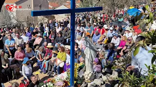Medjugorje, March 18 apparition. Gathered in prayer