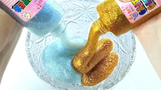Will It Slime? Testing Gold And White Silver Glitter Glue ASMR!