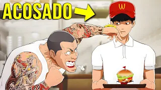 🔶(1-7) CHICO ACOSADO APRENDE A PELEAR PARA GRABARSE GOLPEANDO A LOS MALEANTES | Resumen Anime