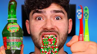 Do Christmas Emoji's Cause Cavities !? ASMR Mukbang