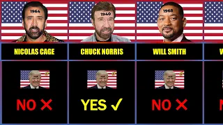 Hollywood MALE Actors Who Support Donald TRUMP and Who DON'T (2026)