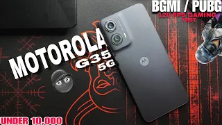 Best Phone Under 10,000 (Moto G35 5g) | 120 FPS BGMI EXTREME TEST | 4K Recording 💀