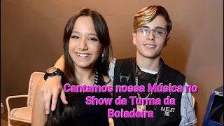 Cantamos nossa Música no Show da Turma da Boiadeira 🥰