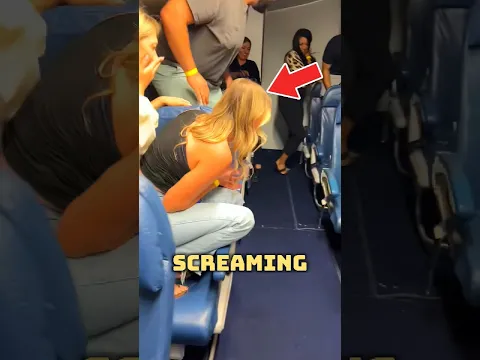 Passengers Screamed When THIS Crawled Under Their Seats 😱#shorts