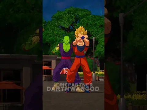 Goku wasn’t happy! #epicpartner #fortnite #shorts #anime