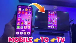 How to connect mobile to tv /Tv ko mobile se kaise connect kare |mobile ko tv se kaise connect kare 
