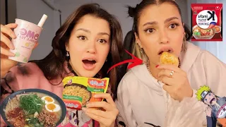 جربنا وصفات المشتركين الغريبة | اندومي مع زبدة وشيبس #2🤢😱