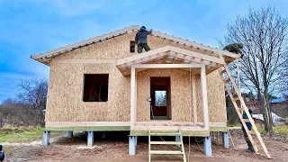 Inexpensive house in 10 days. Full construction process
