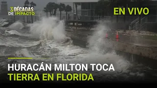 Huracán Milton EN VIVO: el ciclón golpea con furia y avanza hacia el interior tras tocar tierra