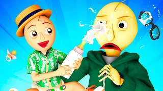 💖СЫН БАЛДИ - ФИЛЬМ 🎬 (Балдик Все Серии Подряд Baldi's Basics Classic Remastered 3D Анимация)
