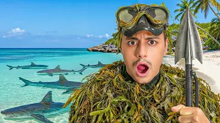 Extreme Camouflage vs. Sharks!