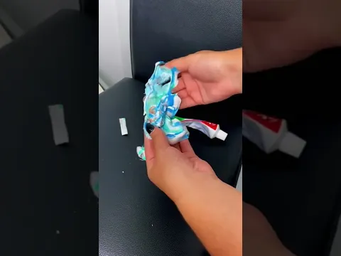 Mystery inside toothpaste?!😱