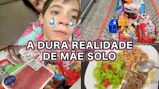 COMPRA DO MÊS DE UMA MÃE SOLO DE GÊMEOS? A DURA REALIDADE, TODOS CHORARAM
