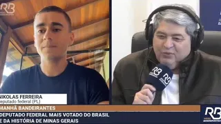 Datena se emociona - Entrevista com Nikolas Ferreira