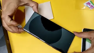 Samsung Galaxy S22 Ultra UV Tempered Glass | Best Screen Protector | How to apply