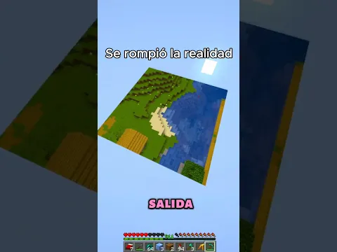 ESCAPAMOS de la REALIDAD en MINECRAFT #minecraft #shorts