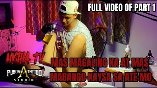 MAS MAGALING SI BUNSO KAYSA KAY ATE #viralvideo #nyjhatvofficial #tattoo #viral