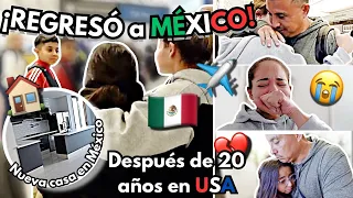 Asi FUE su REGRESO a MÉXICO 🇲🇽 | Mini TOUR casa en MEX 🏡| Mi CORAZÓN esta ROTO.... 💔