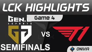 GEN vs T1 Highlights Game 4 Semifinals LCK Summer Playoffs 2021 Gen G vs T1 by Onivia
