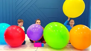 Monster Balloons Blow! Learn Colors with Balloons!