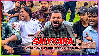 Public Reacts to My Own Lyrics on Saiyyara | Haider Ansari | Live Singing | #sad #emotional #youtube