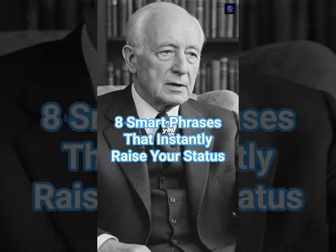 8 Smart Phrases That Instantly Raise Your Status #stoicism #psychology  #motivation