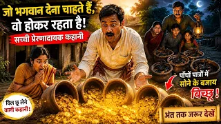 रामू के घर रातों-रात आया सोना, लेकिन बिच्छुओं का क्या हुआ? 😱💰#HindiStory #MoralStory #DesiKahani