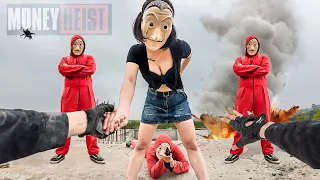 Parkour MONEY HEIST Season 5 | POLICE Revenge MONEY HEIST In REAL LIFE (BELLA CIAO REMIX) | Epic POV