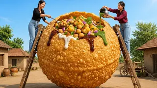 WORLD'S BIGGEST PANI PURI! 🤯 | #panipuri #food 