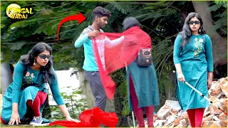Blind Girl missed her Dupatta (Social Experiment) | Pongal Vadai
