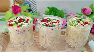 semiya custard recipe सेमिया कस्टर्ड रेसिपी | @yasmeennaaz3656