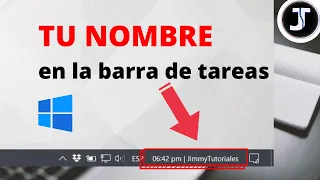 Cómo colocar Tu Nombre (o Cualquier Palabra) en la Barra de Tareas de Windows | Truco Sin Programas