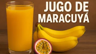 MEZCLA MARACUYÁ CON PLATANO Y OLVIDATE DE TUS GAFAS #alimentossanos