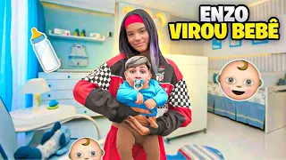 ENZO BEBÊ POR 24 HRS *Rafinha surtou*
