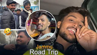 Jaipur to jammu 🥶(BOYS ROAD TRIP)😍😂#vlog #travel #group