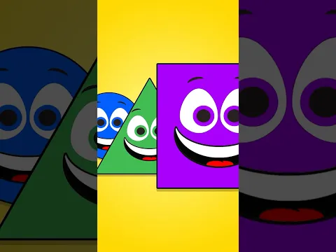 Big Bigger Biggest Shapes Song #shorts #kidssong #dance #learning #learn #toddler #shapes #song