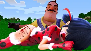 HELLO NEİGHBOR UĞUR BÖCEĞİNİ ÖLDÜRDÜ! 😱 - Minecraft