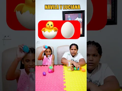 LA BOTELLA Y LOS HUEVOS NAVILA Y LUCIANA #humor #navila #luciana #funny