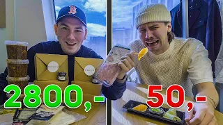 2800kr Takeaway VS 50kr Takeaway