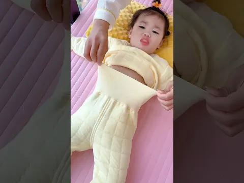 Worried About Your Baby Catching a Cold While Sleeping? Try High Waisted Belly Warming Clothes #baby