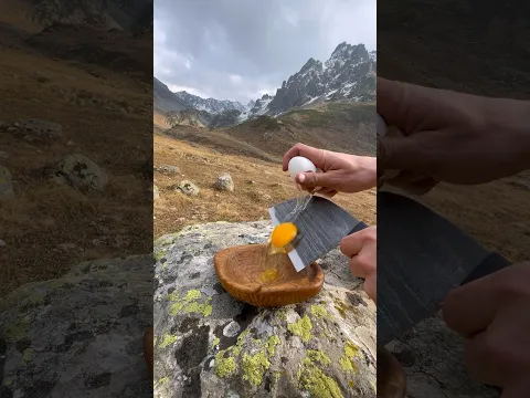 Dağda Sucuk Hamburger 🍔 / cooking beef sausage burgers on the mountain
