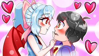 ¡SRTACATANA VAMPIRO BESA A SRJUANCHO! 😱💖VAMPIRA SE ENAMORA DE UN CHICO SRTACATANA MINECRAFT ROLEPLAY
