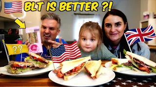 Brits Try American Bacon in a BLT [Can't Believe It's Better Than Ours] *WTH*
