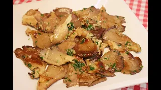 La mejor forma de preparar la setas | Receta fácil y rápida de setas al ajillo