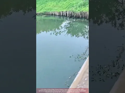 A Hard-Scaled Black Carp Bends a Harpoon and Escapes