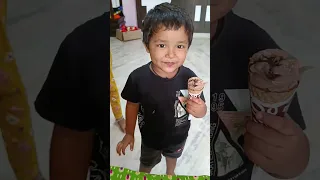 abbaa cone ice cream🍦🍦 konivamani entlo okate lolli kutti ni chudandi em chesindo