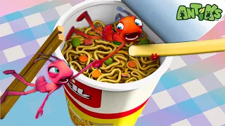 Instant-Nudeln 🍜 Antiks - Lustige Cartoons für Kinder | Moonbug Kids Deutsch