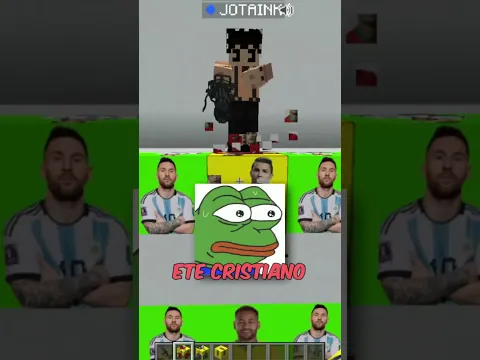 EL NUEVO ADIVINA EL FUTBOLISTA 🐐 #shorts #minecraft